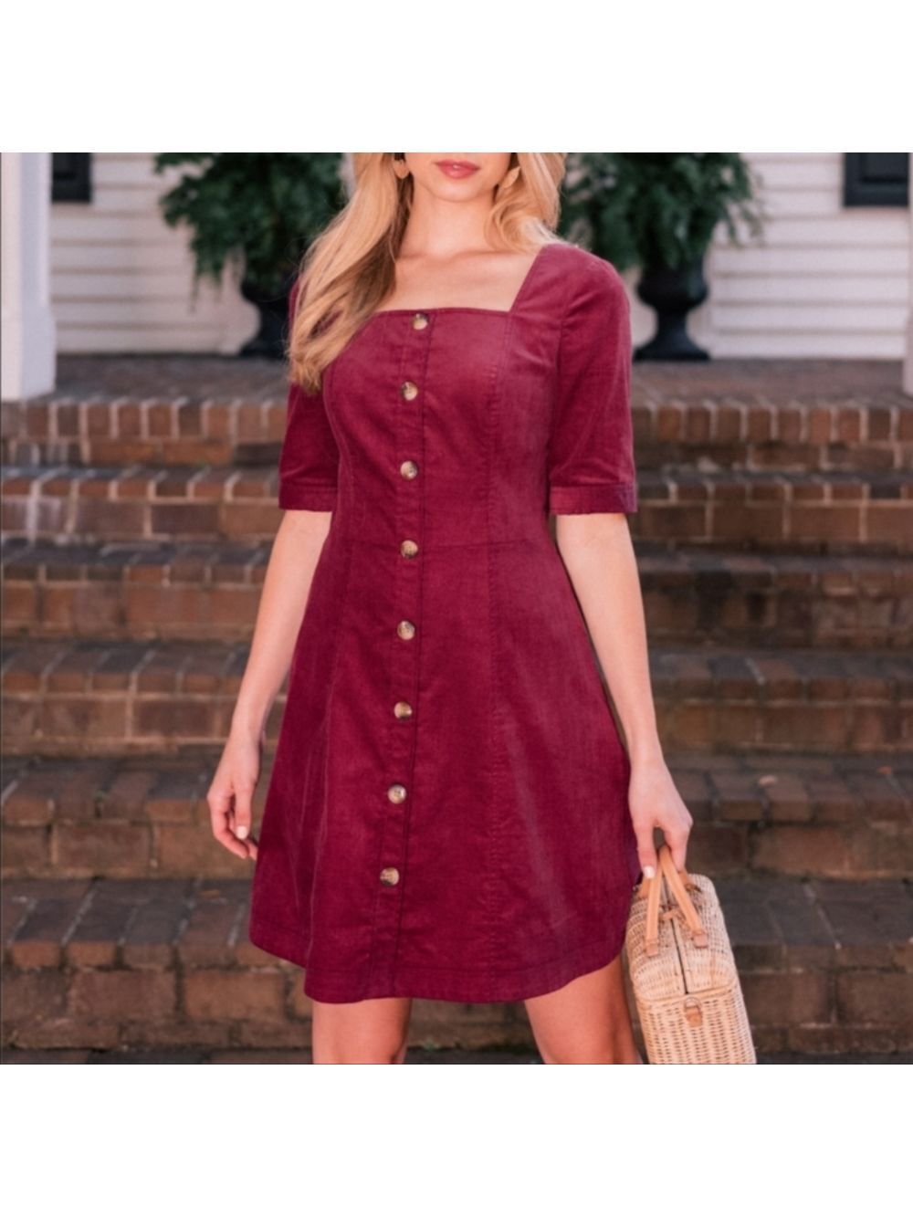 Gal Meets Glam 2 Antonia Corduroy Dress